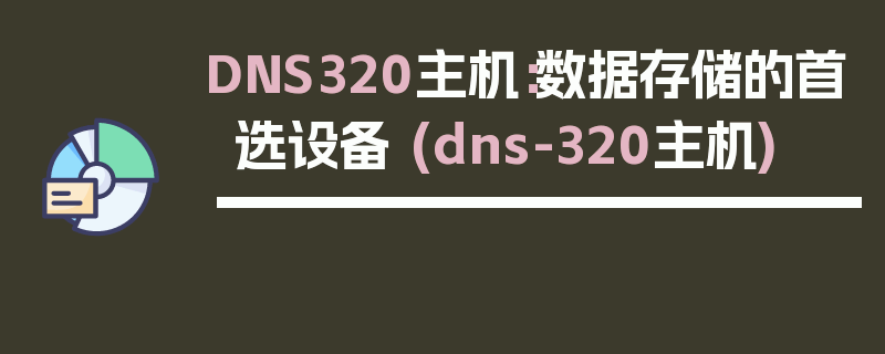 DNS320主机：数据存储的首选设备 (dns-320主机)